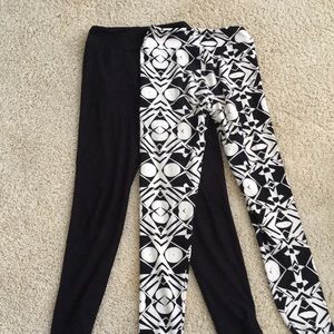 Tween Lu la toe leggings